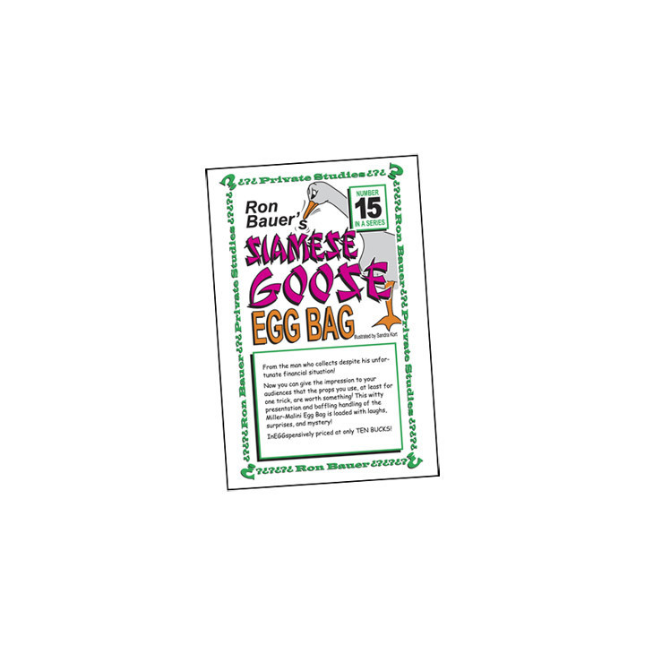 Ron Bauer Series: 15 - Siamese Goose Eggbag