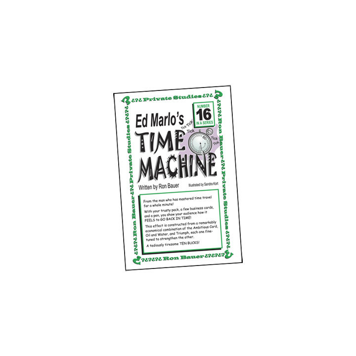Ron Bauer Series: 16 - Ed Marlo's Time Machine