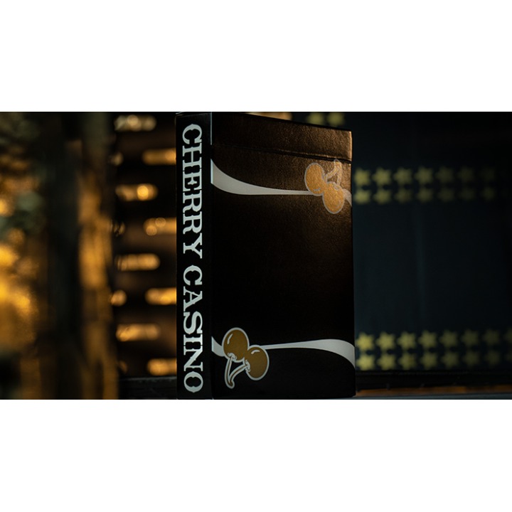 Cherry Casino (Monte Carlo Black and Gold) Playing Cards by Pure Imagination Projects