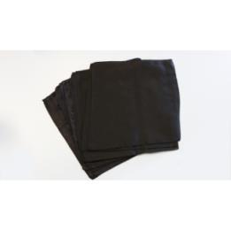 Silk 9 inch Premium 12 Pack bulk (Black) Magic by Gosh