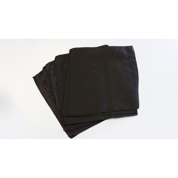 Silk 9 inch Premium 12 Pack bulk (Black) Magic by Gosh