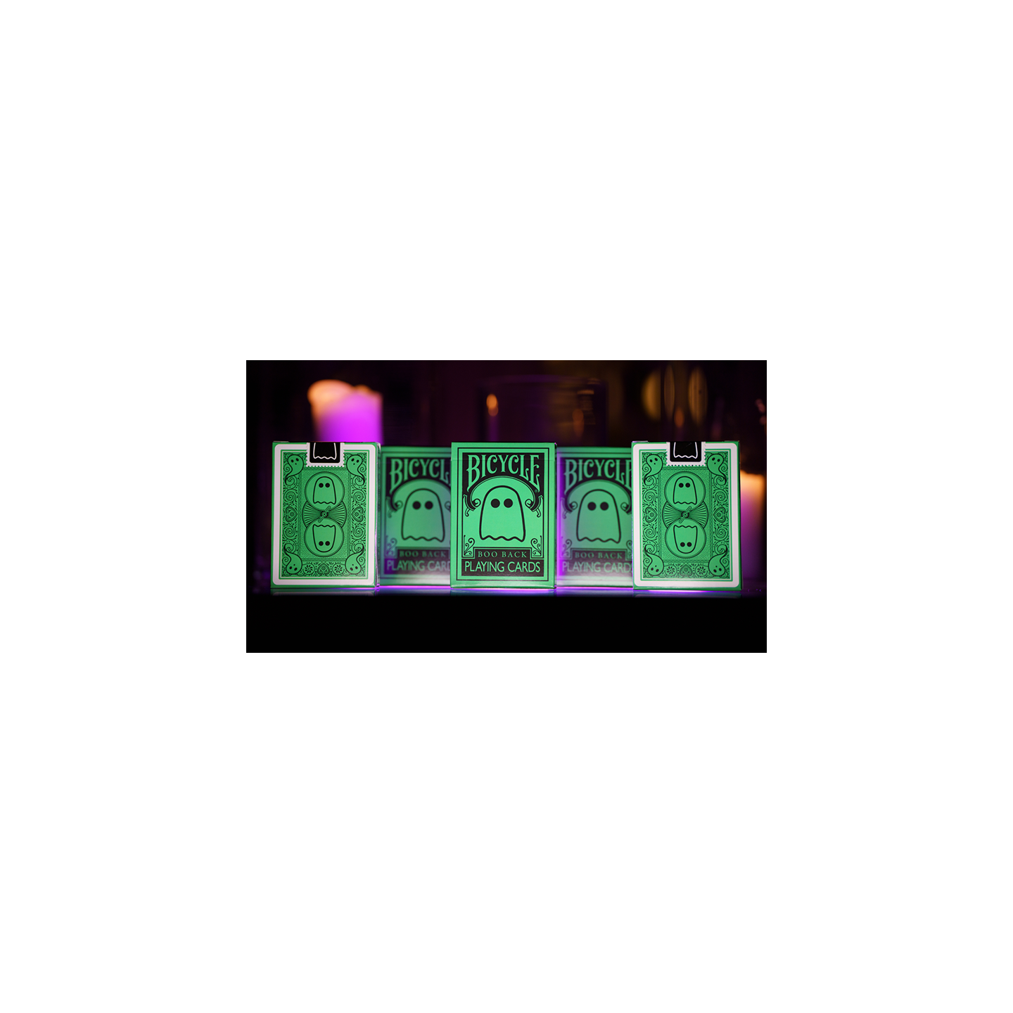 Bicycle Boo Back Playing Cards (Green)