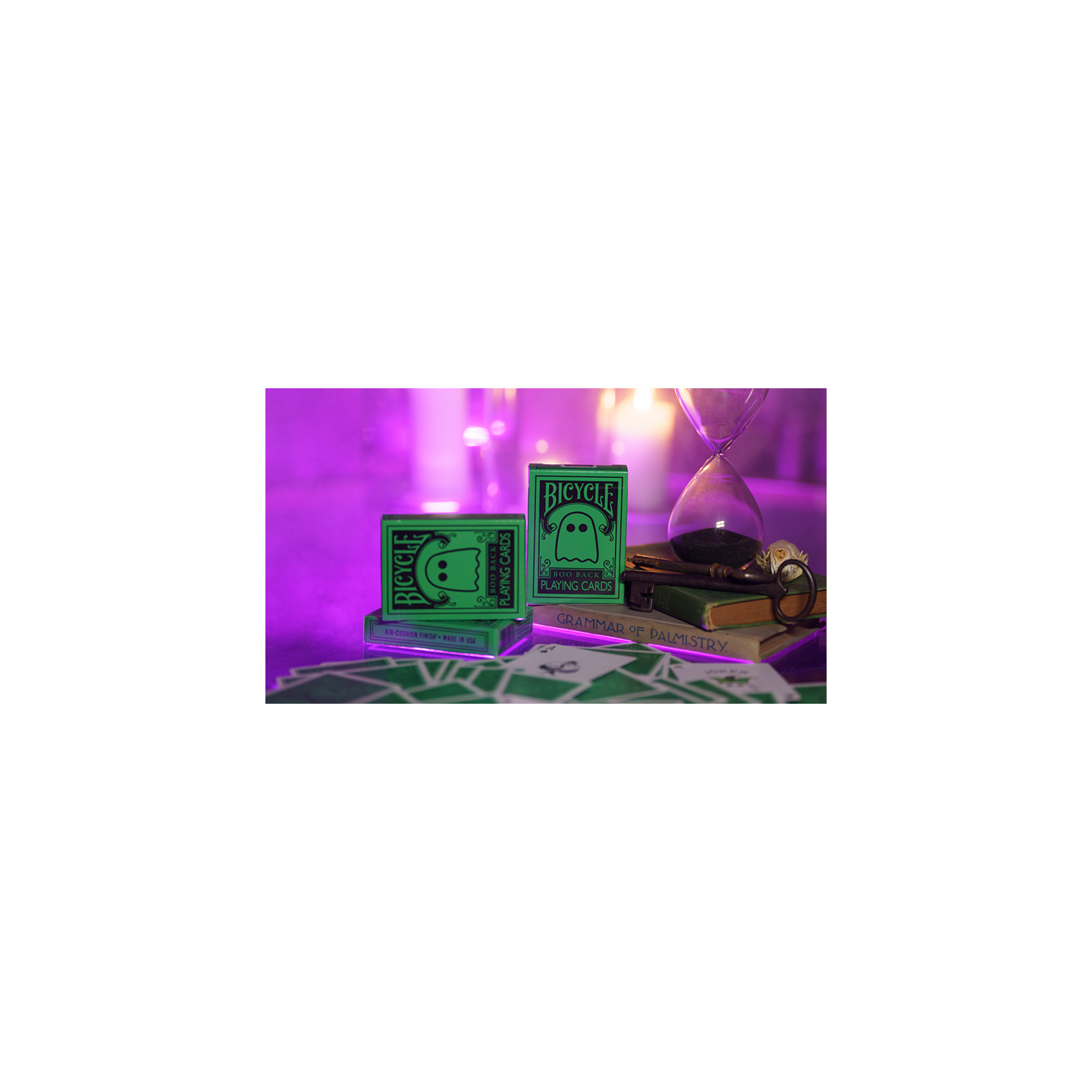 Bicycle Boo Back Playing Cards (Green)