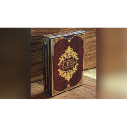 The Spirit of Cubism (Dark Red) Playing Cards