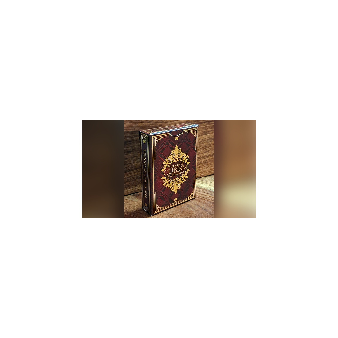 The Spirit of Cubism (Dark Red) Playing Cards