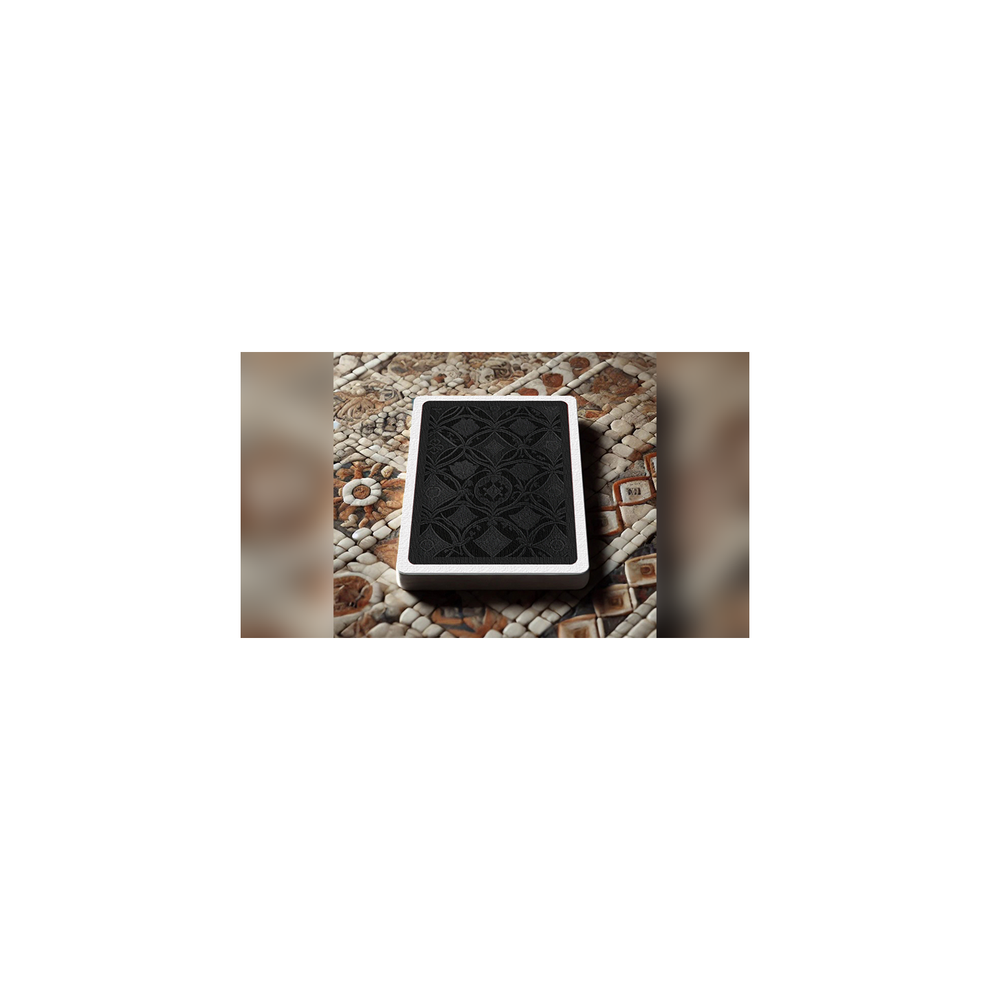 The Spirit of Cubism (Dark Black) Playing Cards