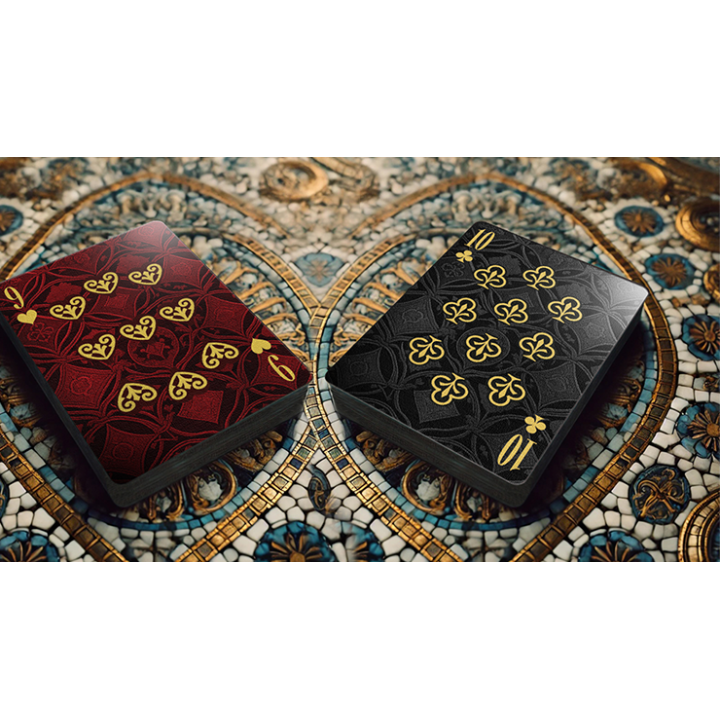 The Spirit of Cubism (Dark Black) Playing Cards
