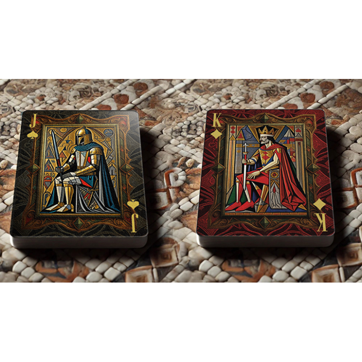 The Spirit of Cubism (Dark Black) Playing Cards