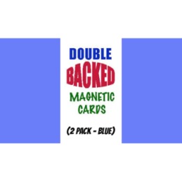 Magnetic Cards (2 pack/Blue) by Chazpro Magic.