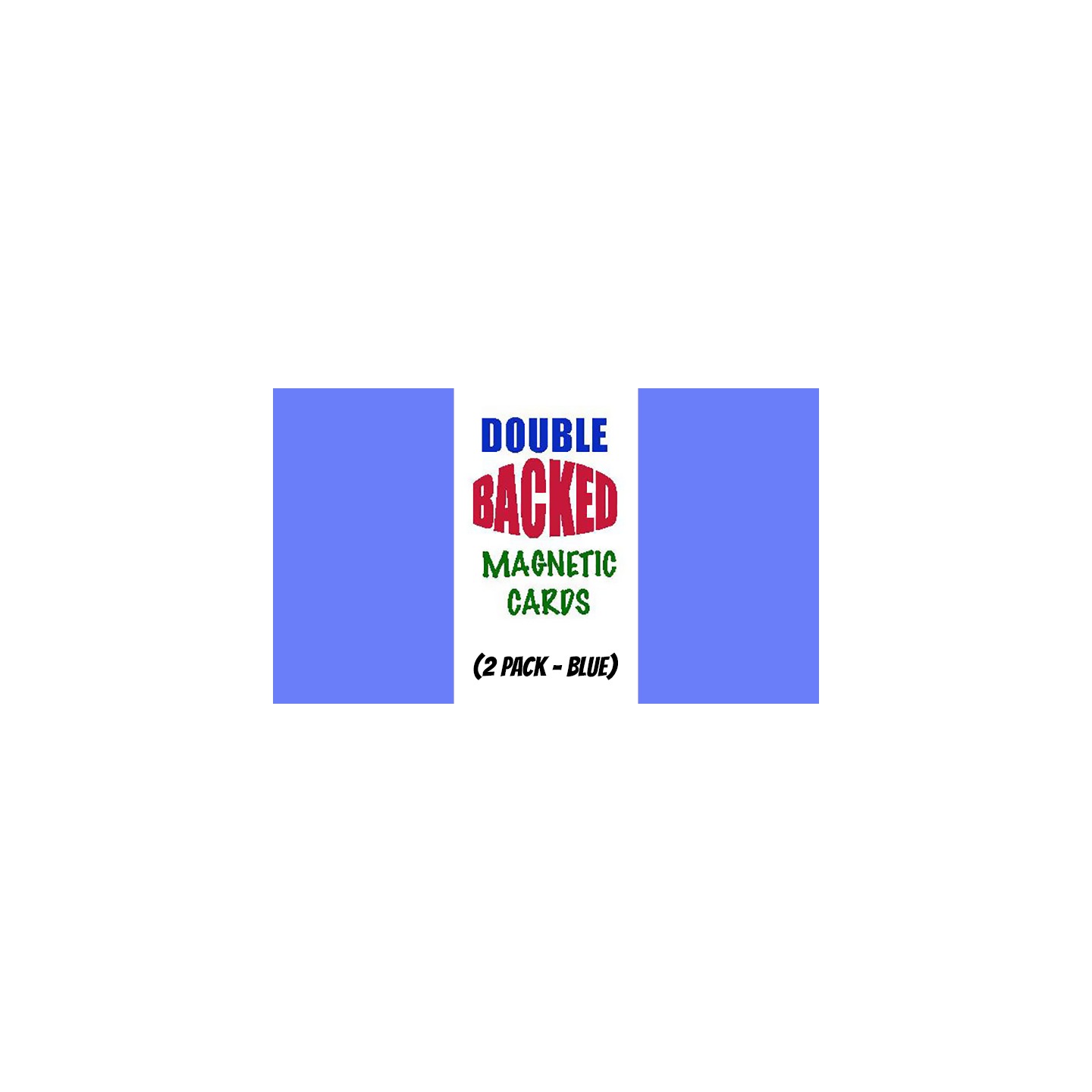 Magnetic Cards (2 pack/Blue) by Chazpro Magic.