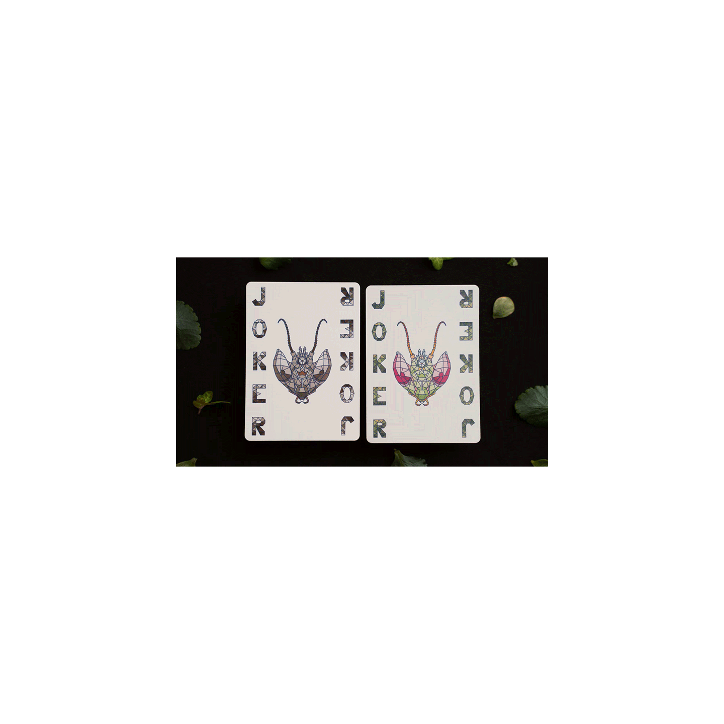 Mosaic Mantis Playing Cards
