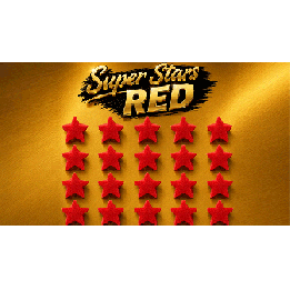 Super Stars Red (Bag of 20) Sponge
