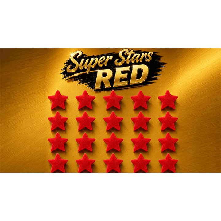 Super Stars Red (Bag of 20) Sponge