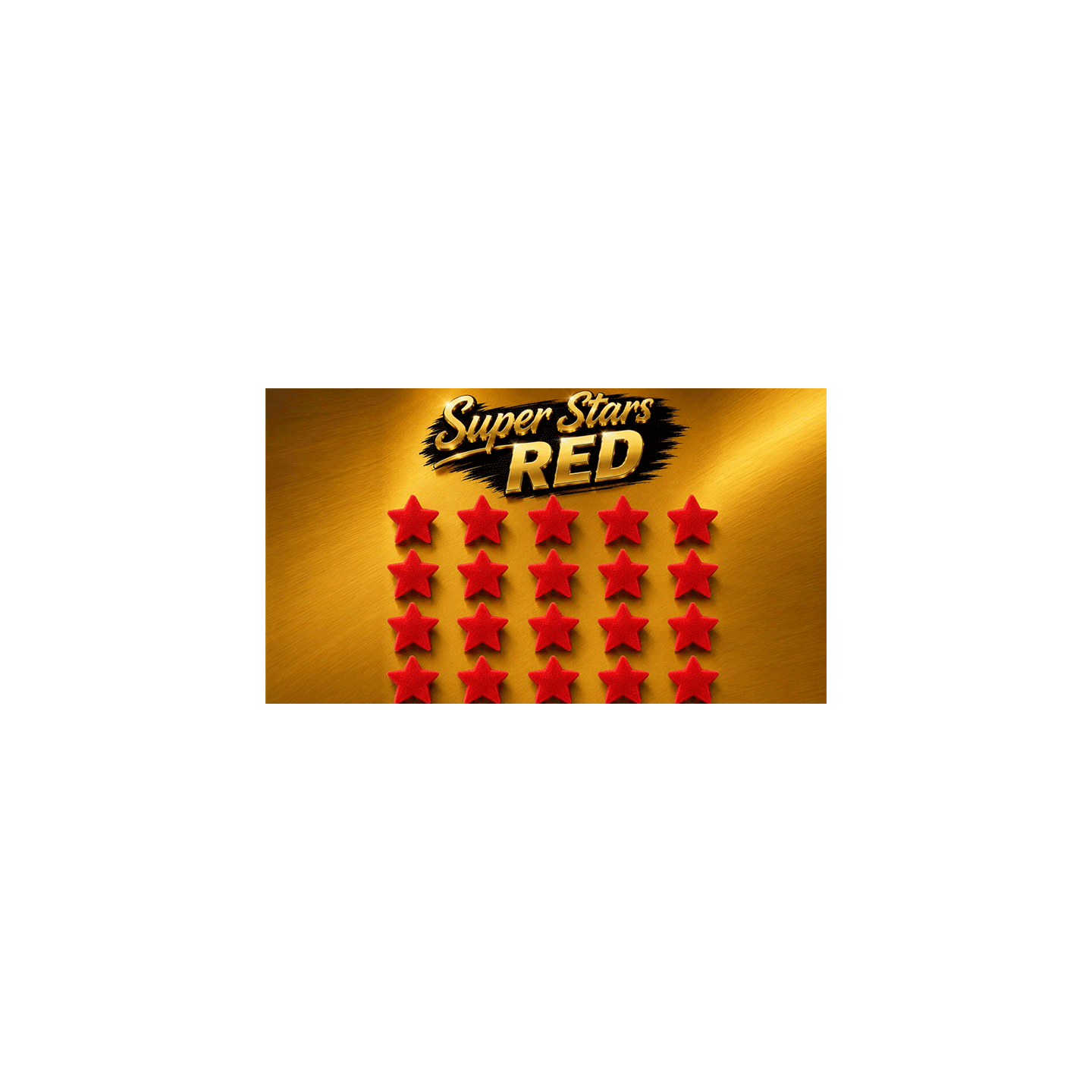 Super Stars Red (Bag of 20) Sponge