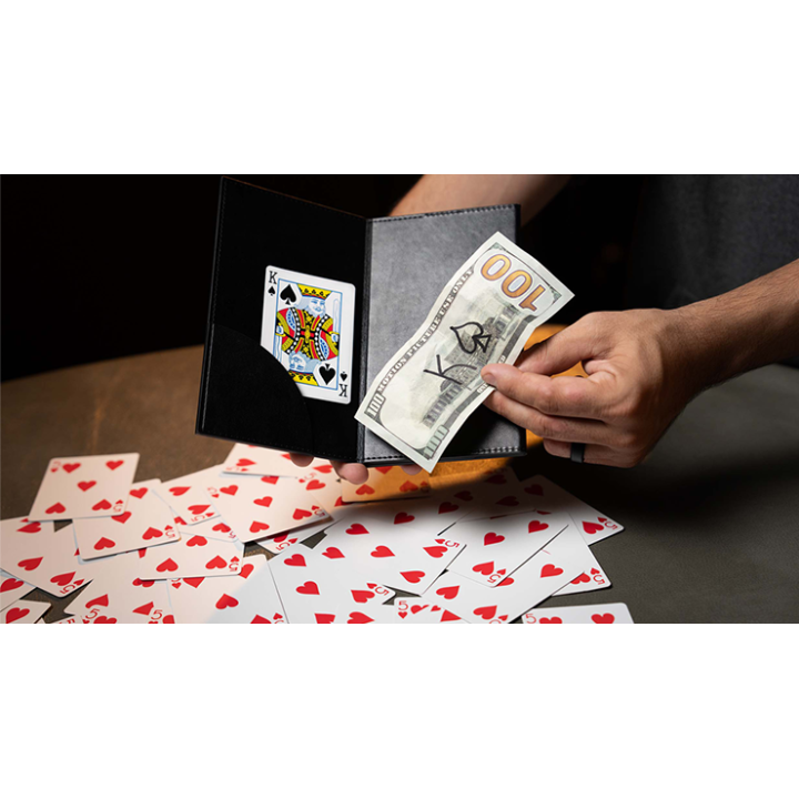 XL Z Fold Wallet (Magnetic Locking) by Murphy's Magic