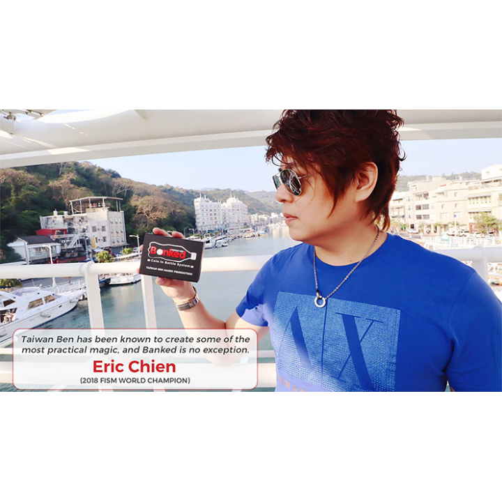Banked - Black, Coke Zero (Gimmicks and Online Instructions) by Taiwan Ben