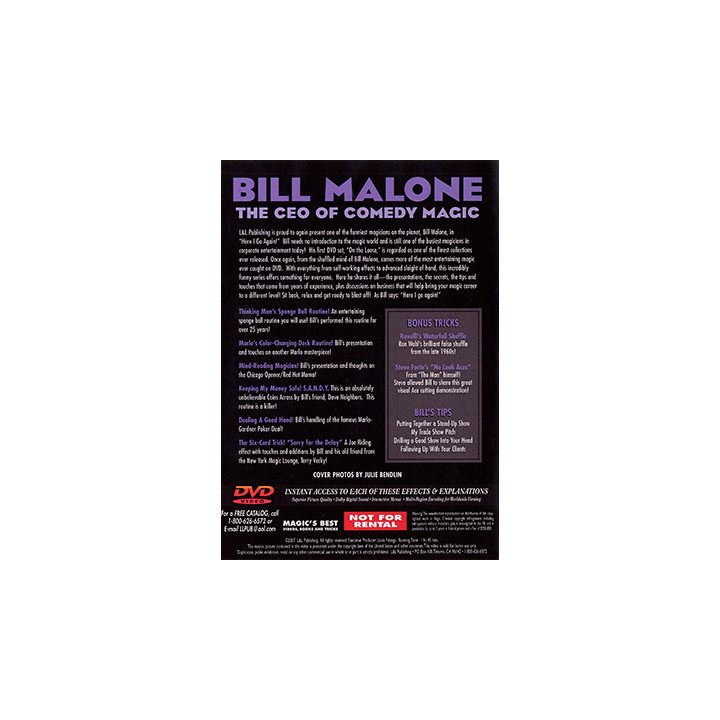Here I Go Again - Volume 2 by Bill Malone - DVD