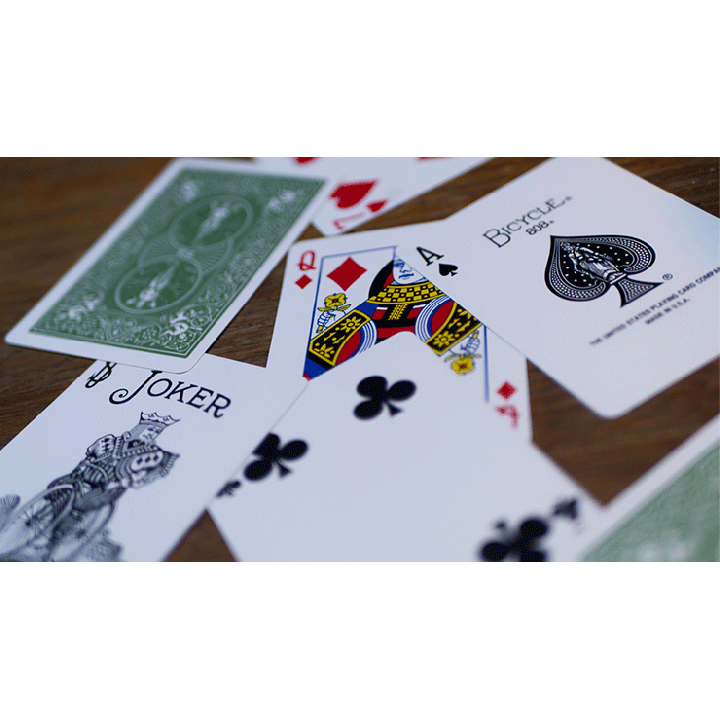 Bicycle Metallic Emerald Playing Cards