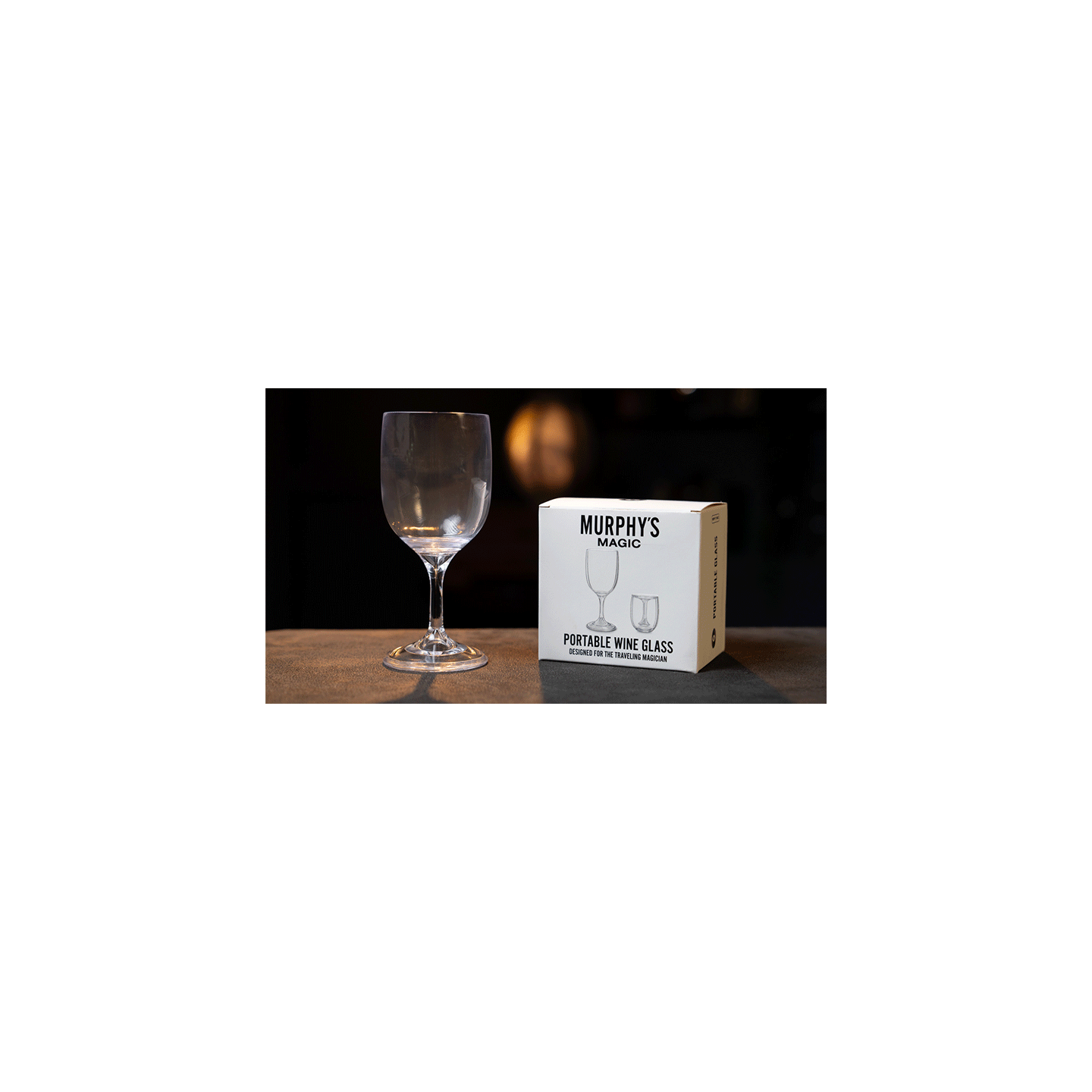 Portable Wine Glass Set by Murphy's Magic