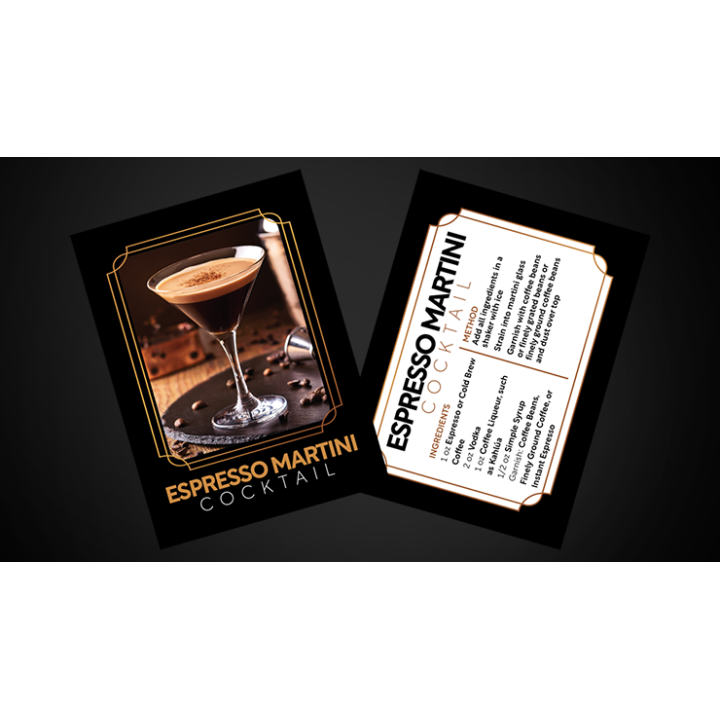 Cocktail Cards (Espresso Martini) by Svenpad