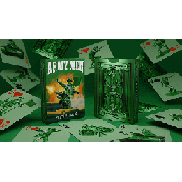 Army Men Playing Cards
