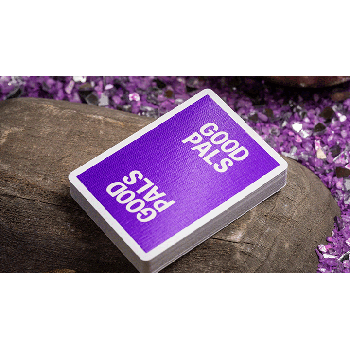 Good Pals Purple Foil Logo Playing Cards