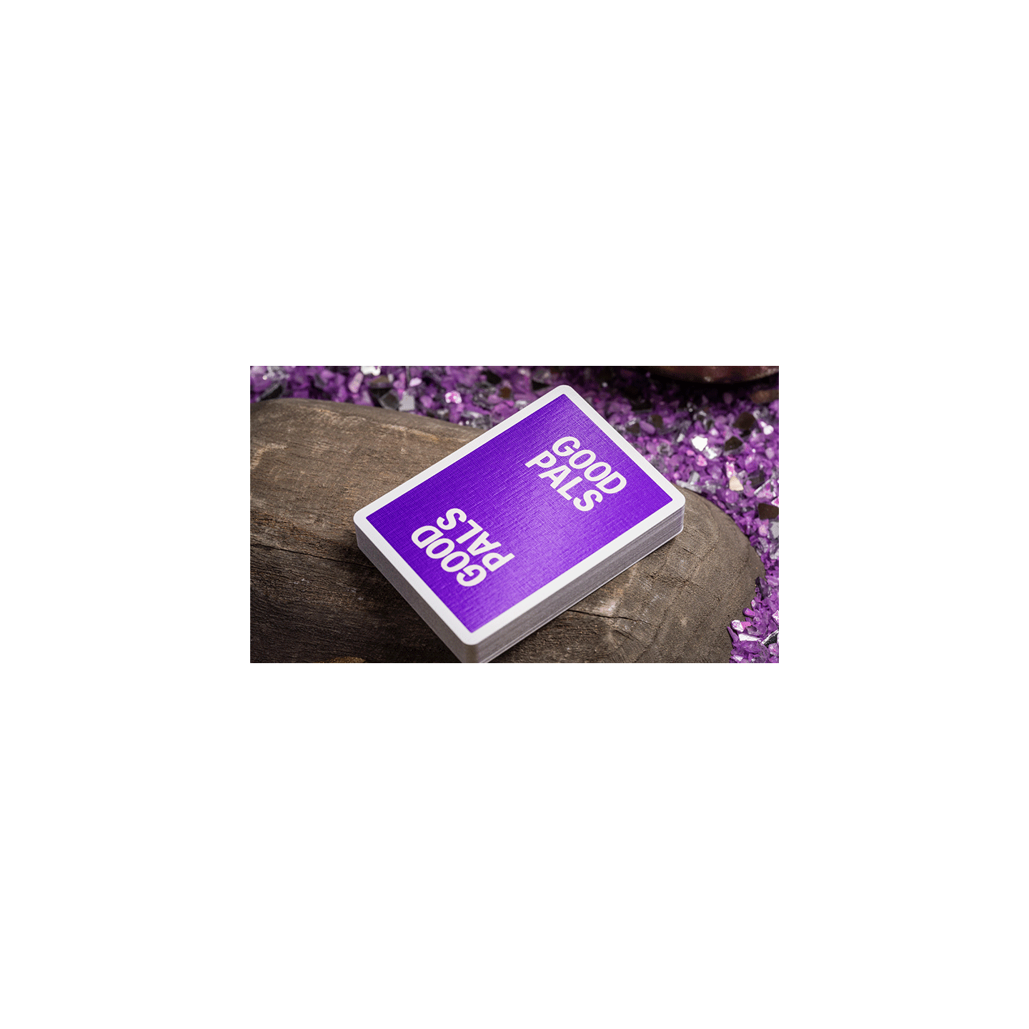 Good Pals Purple Foil Logo Playing Cards