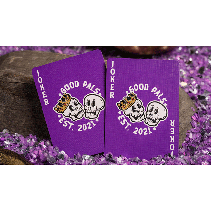 Good Pals Purple Foil Logo Playing Cards
