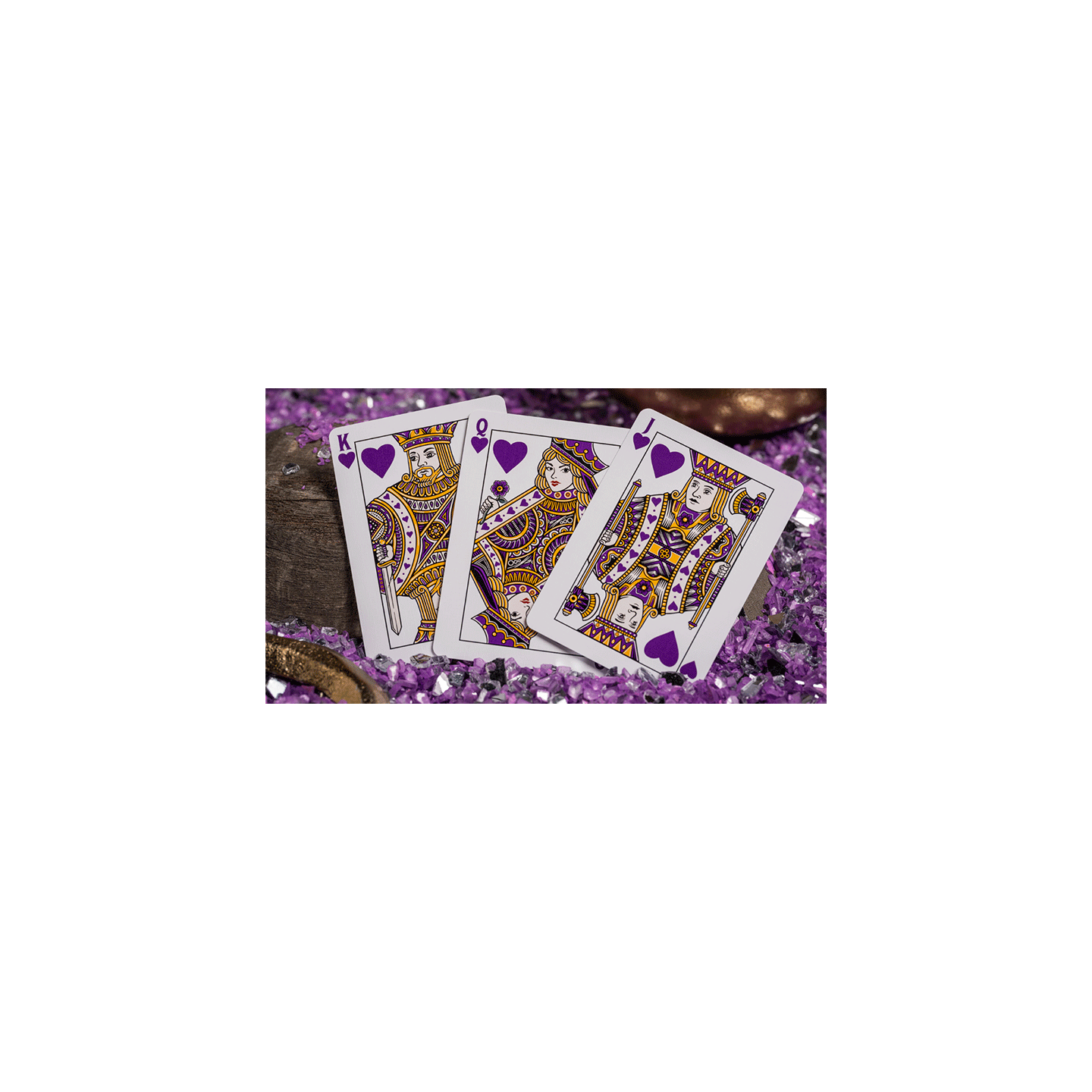 Good Pals Purple Foil Logo Playing Cards