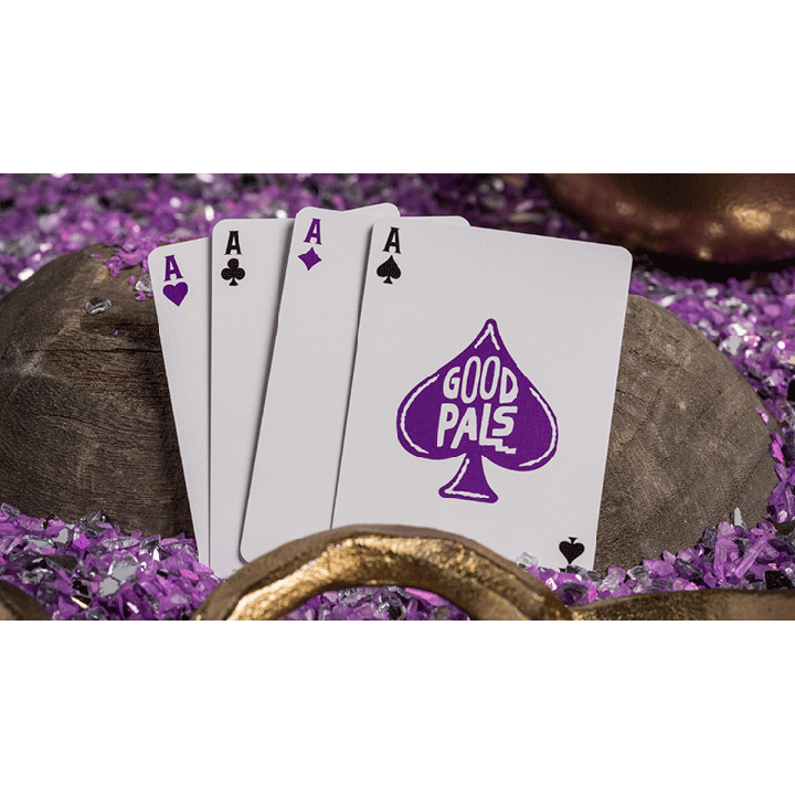 Good Pals Purple Foil Logo Playing Cards