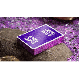 GILDED Good Pals Purple Foil Logo Playing Cards