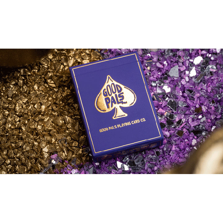 GILDED Good Pals Purple Foil Logo Playing Cards