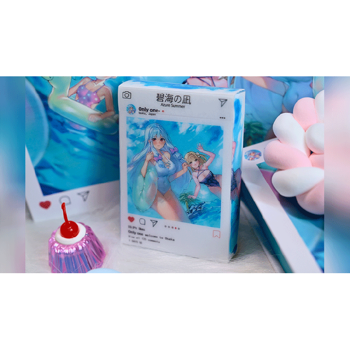 Sweet Cosplay Show - Azure Summer (Grading Box) Playing Cards