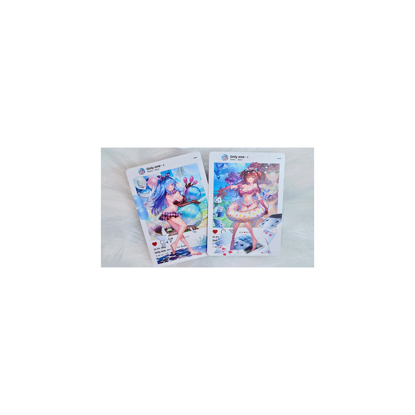 Sweet Cosplay Show - Azure Summer (Grading Box) Playing Cards