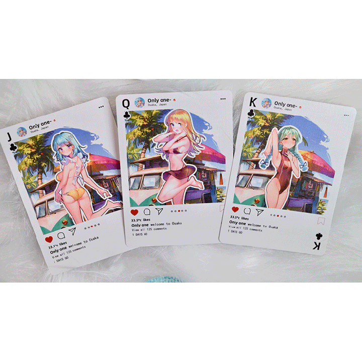Sweet Cosplay Show - Azure Summer (Grading Box) Playing Cards