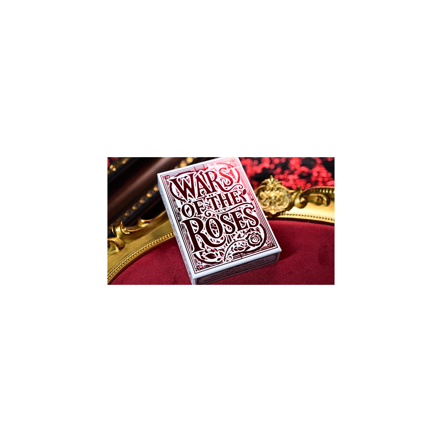 Wars of the Roses (2nd Edition Red Tuck- Gilded ) Playing Cards
