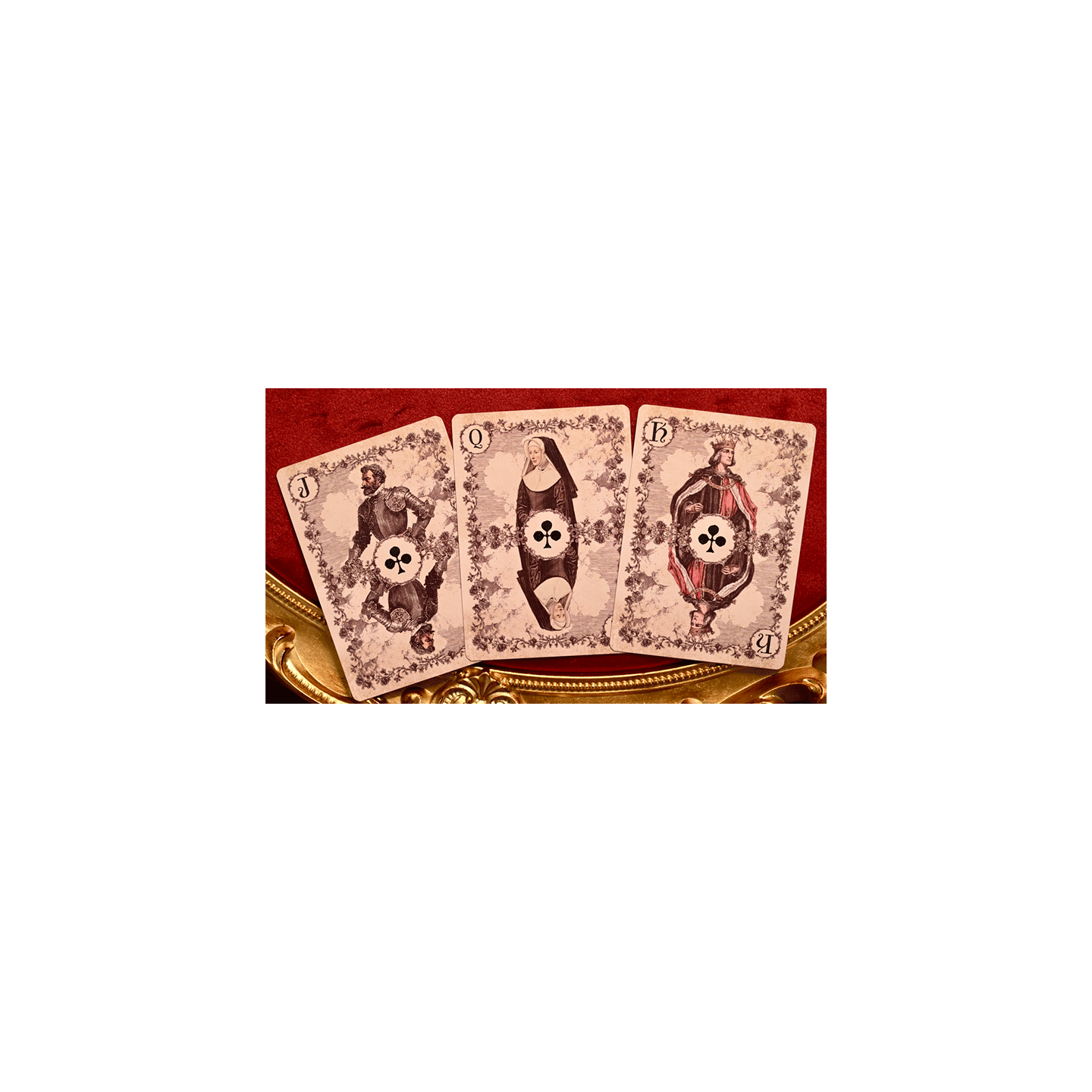 Wars of the Roses (2nd Edition Red Tuck- Gilded ) Playing Cards