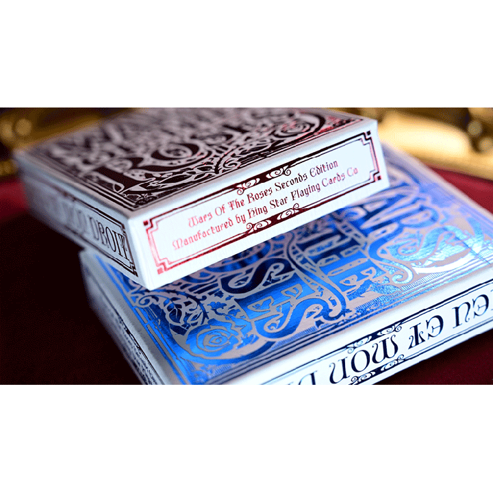 Wars of the Roses (Blue Tuck-2nd Edition Edge-dyed) Playing Cards