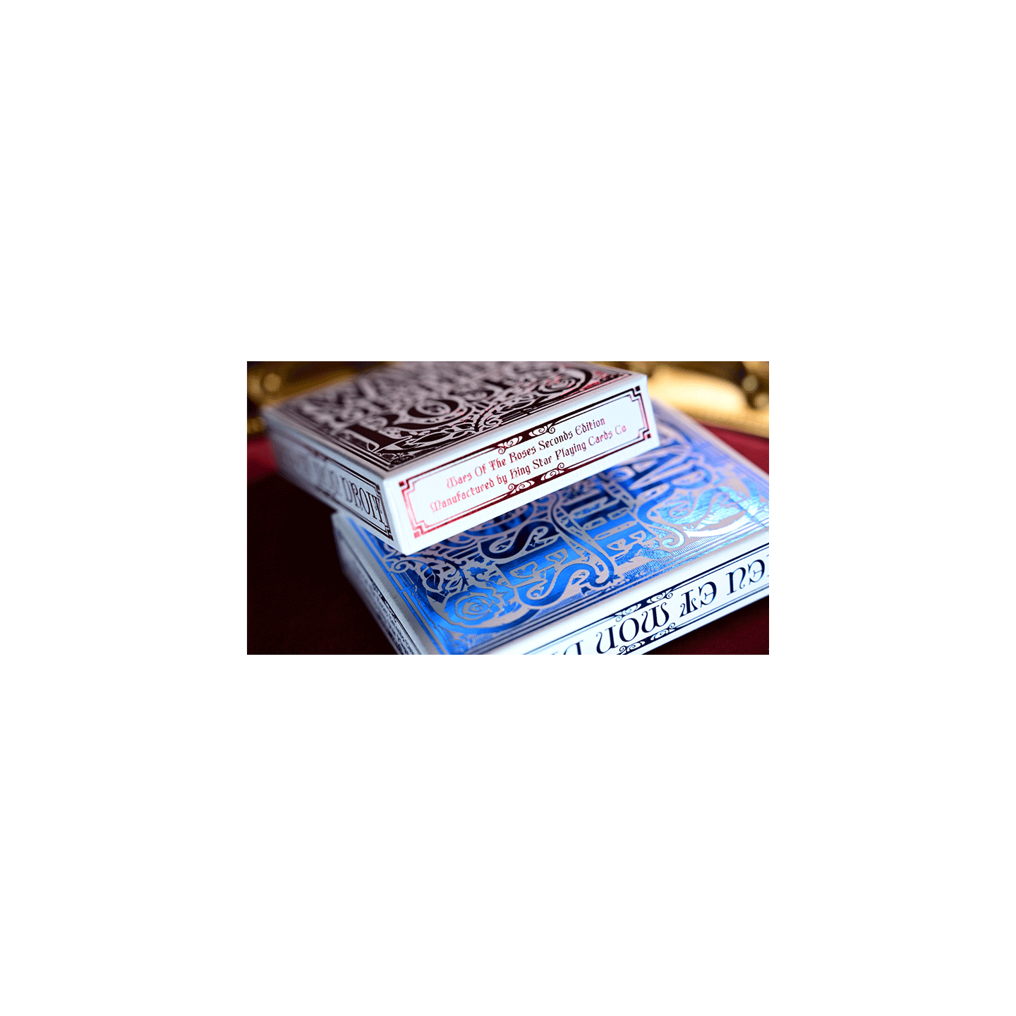 Wars of the Roses (Blue Tuck-2nd Edition Edge-dyed) Playing Cards
