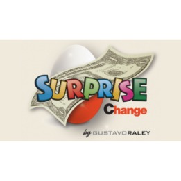 Surprise Change (Gimmicks and Online Instructions) by Gustavo Raley