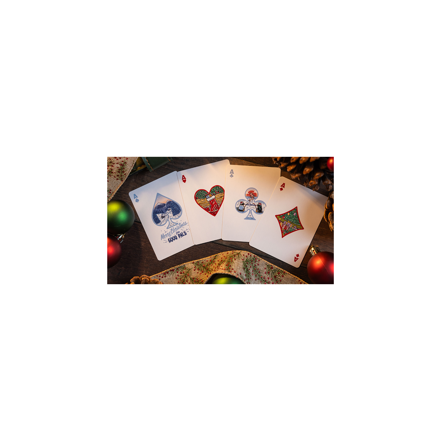 Good Pals Christmas (Santa Edition) Playing Cards
