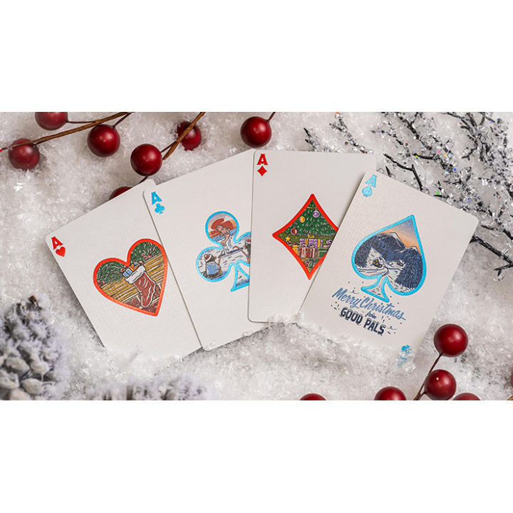 Good Pals Christmas (Snow Globe Limited Edition) Playing Cards