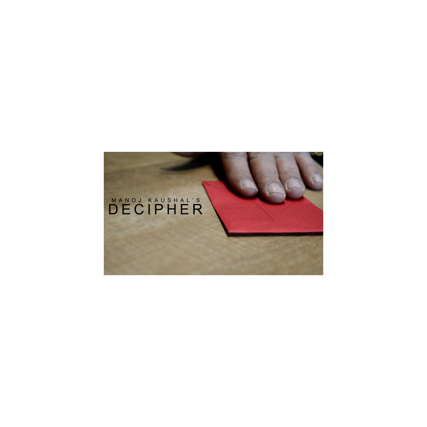 DECIPHER RED (Gimmick and Online Instructions) by Manoj Kaushal