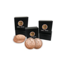 Copper Morgan TUC plus 3 Regular Coins (Gimmicks and Online Instructions) by Tango Magic