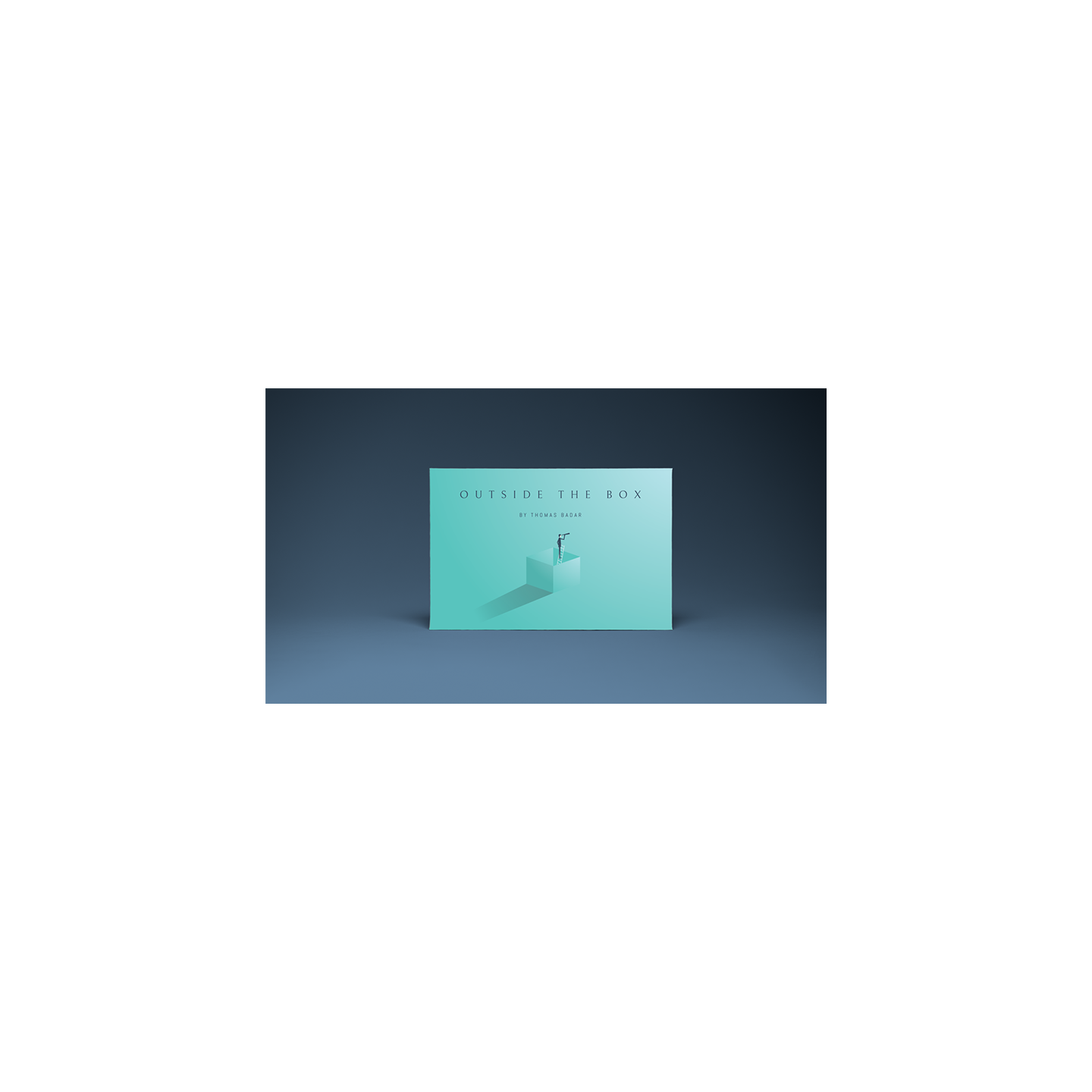 Outside the Box (Blue) by Thomas Badar