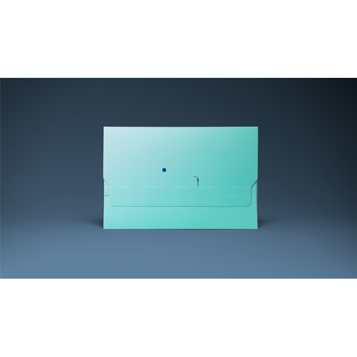 Outside the Box (Blue) by Thomas Badar
