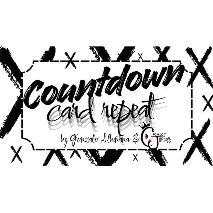 Countdown Repeat by Gonzalo Albiñana & CrazyJokers (Poker Size)