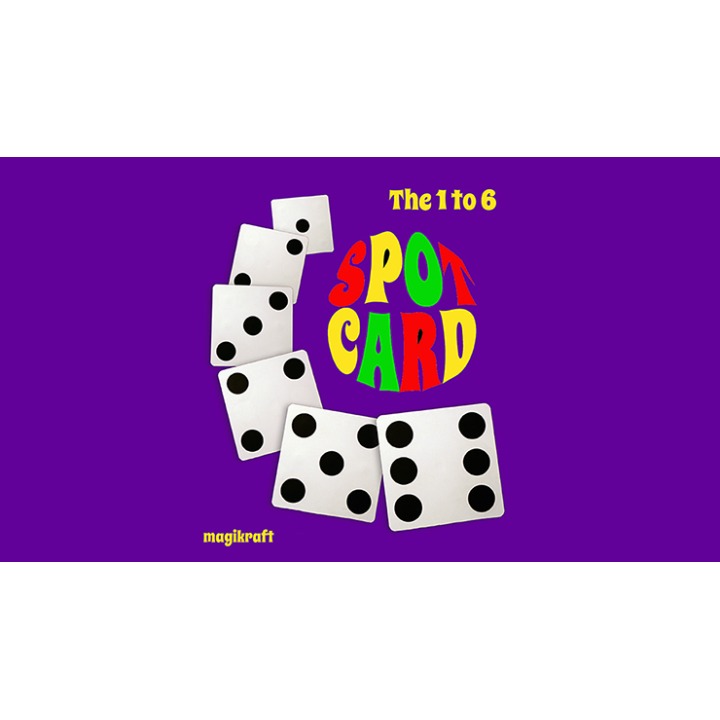 1 TO 6 SPOT CARD by Martin Lewis