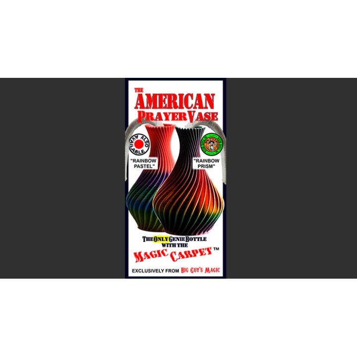The American Prayer Vase Genie Bottle RAINBOW PRISM by Big Guy's Magic