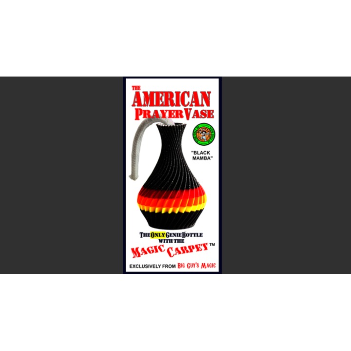 The American Prayer Vase Genie Bottle BLACK MAMBA by Big Guy's Magic